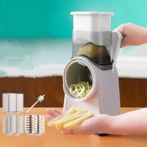 Multifunctional Vegetable Slicer Potato Cutter Manual Rotary Cheese Grater for Mandoline Chopper Shredder Kitchen Accessories